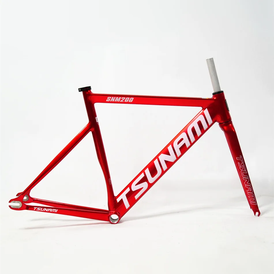 TSUNAMI SNM200 Frameset，700C Aluminum Fixed Gear Frame，Track Fixie Bike 52CM 55CM Single Speed Bicycle Parts, High Quality - view 3