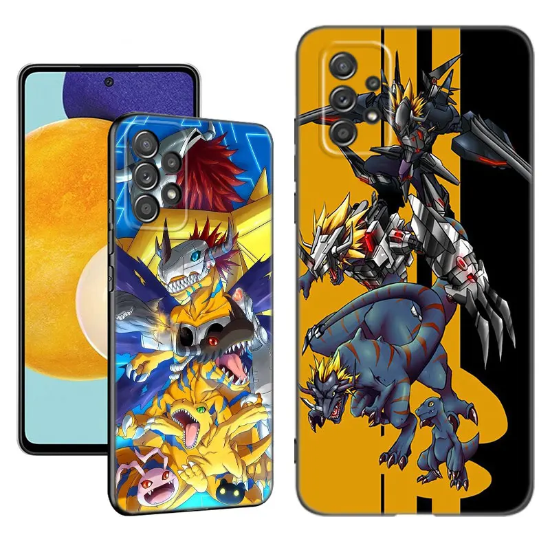 Anime D-Digimon Adventure Case For Samsung A13 A22 A24 A32 A23 A25 A34 A35 A52S A53 A54 A55 A73 A12 A14 A15 A31 A33 A50 A51 A72