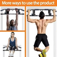 No-Drill Doorway Pull up Bar Easy-Install Home Gym Dip Bar