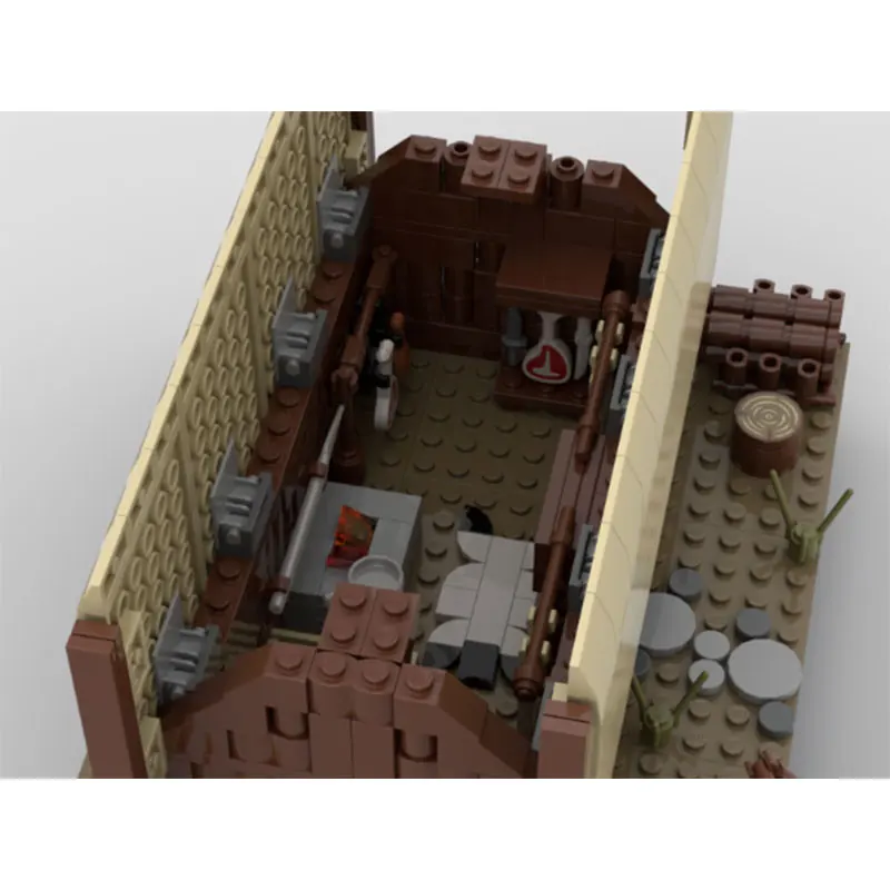 

Spot MOC-485pcs Small Particle Assembled Building Blocks Puzzle Toy Model Gift Set Ornament