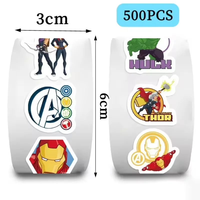 500Pcs/Roll Disney … - image