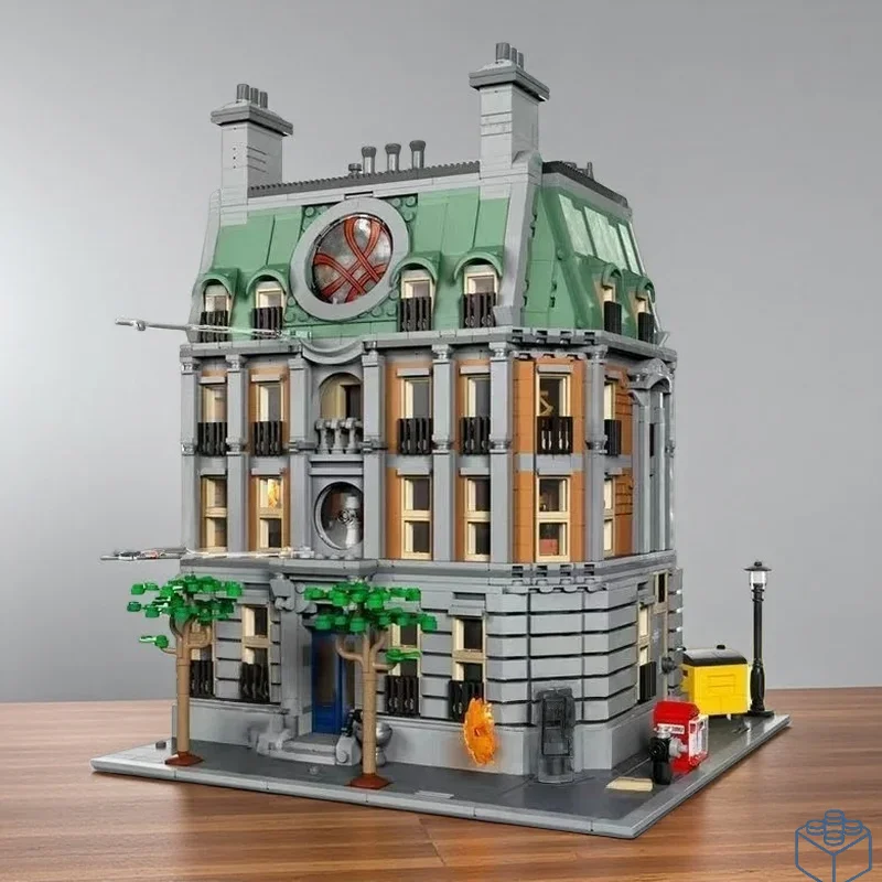 

2708 PCS of Holy of Holies Building Brick Magician Hero Apartment Residence Modular Gift Assembly Children's Toy Christmas gifts