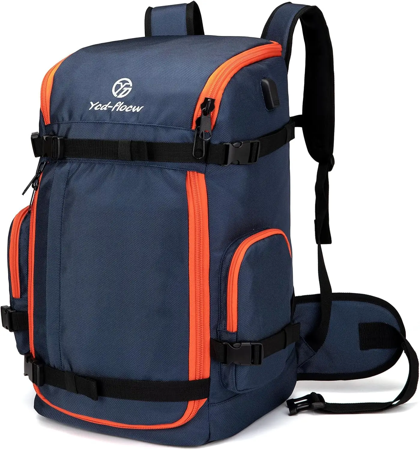 

Ski Boot Bag 50L Waterproof Padded Backpack for Ski Boots, Helmet, Goggles, Clothes, Gloves - Dark Blue