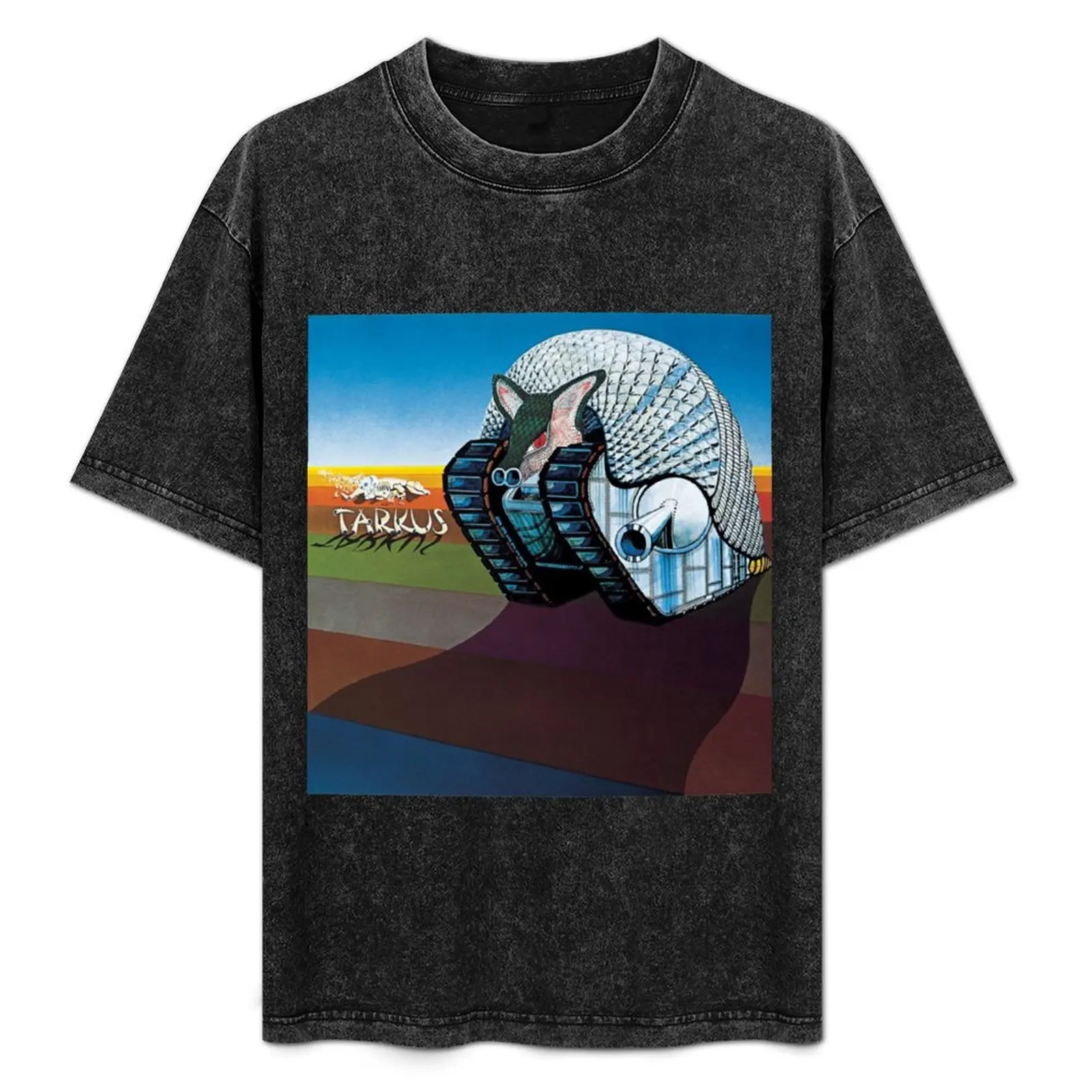 

Emerson Lake and Palmer - Tarkus T-Shirt Fashion Graphic Tee for Men