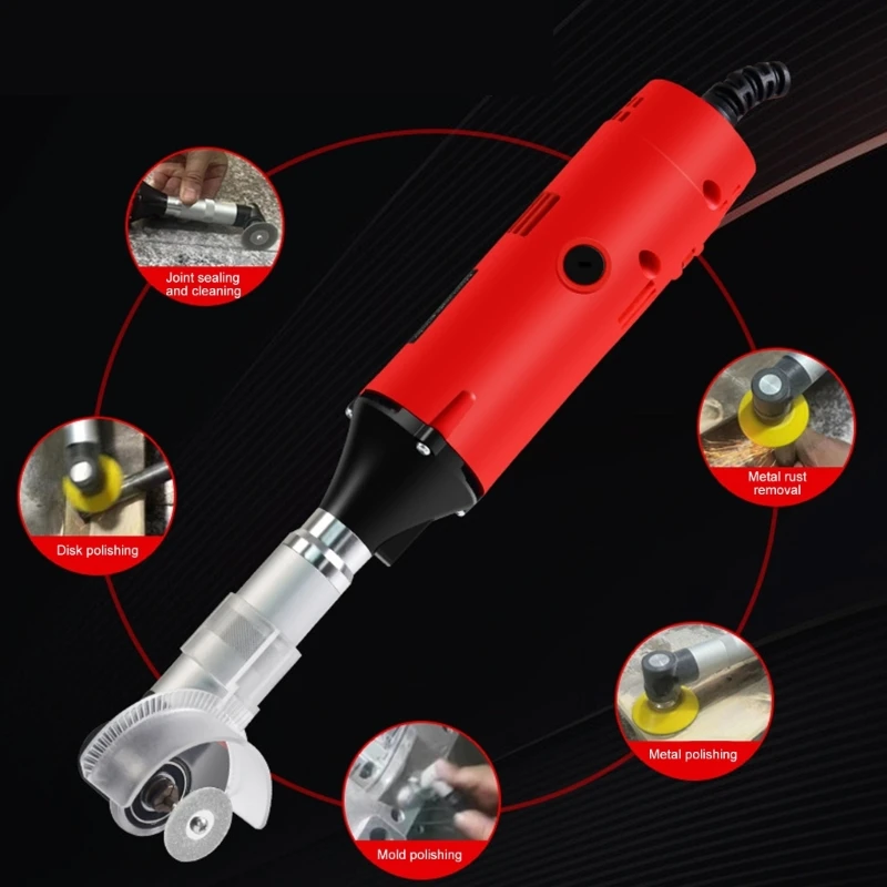 Heavy Duty  380W Electric Straight Grinder With Adjustable Speeds Suitable For Ceramic Tile Polishing And Stone Cleaning - Image 4