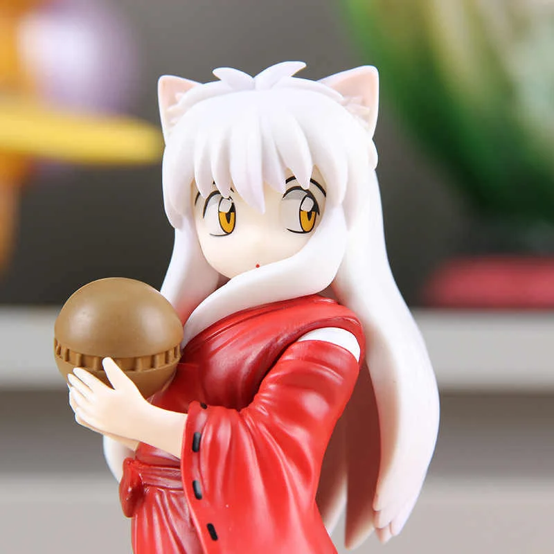 Anime Inuyasha Figuren niedlich Inuyasha Sessoumaru Action figuren Kinder stehen Inuyasha PVC Modell Sammlungen Spielzeug Geschenke