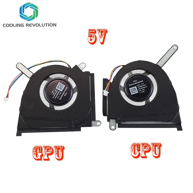 Laptop CPU GPU Cooling Fan For ASUS TUF Dash F15 FX517ZC GPU RTX3050 13NR0950P01011 13NR0950P02011