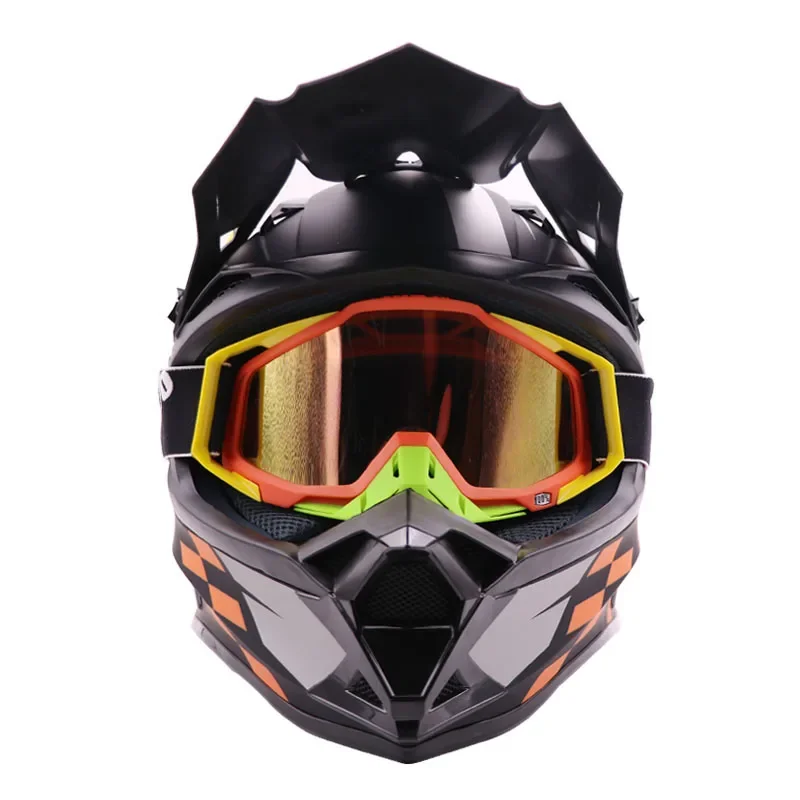 Fashion ABS material Full Face Off Road Downhill ATV motorcycle motocross helmet