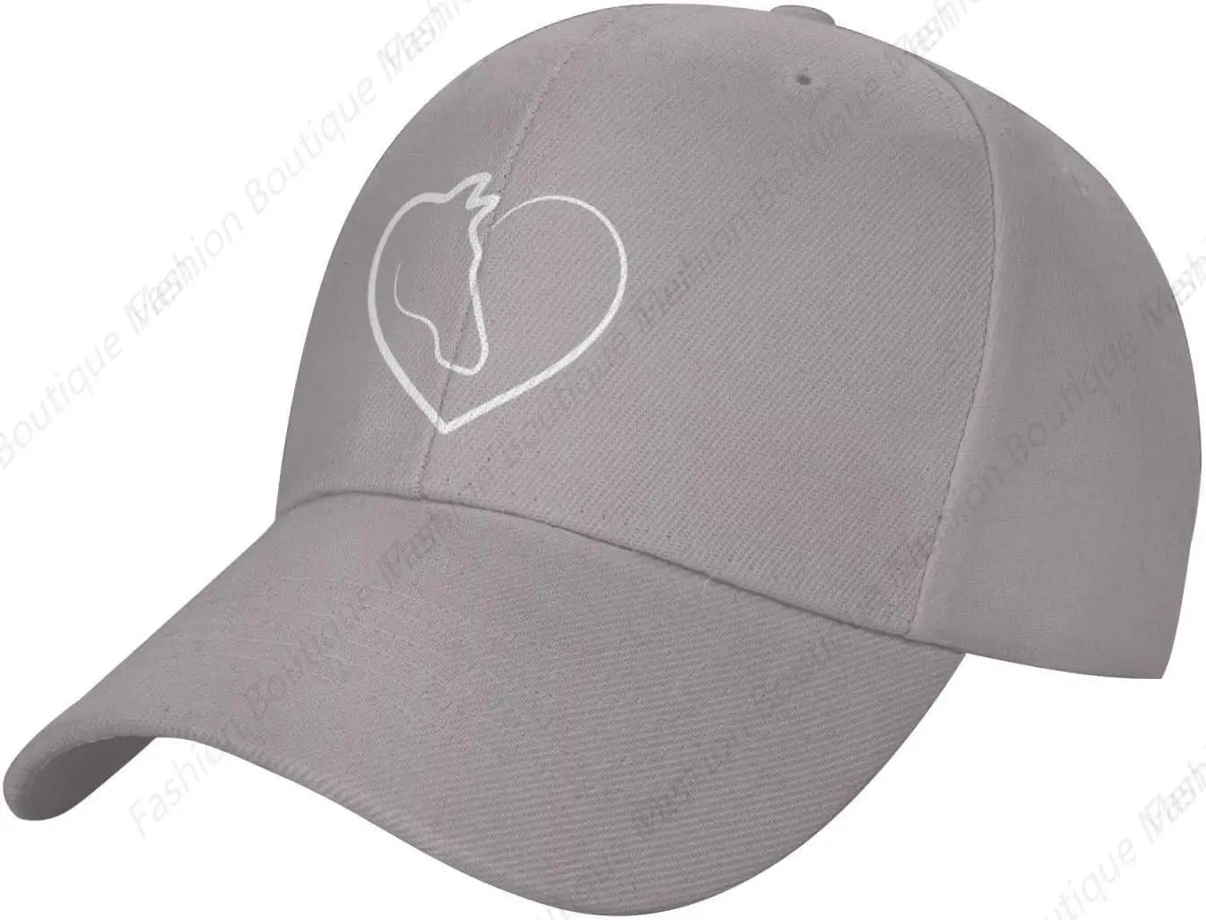 

Classic High Quality Love Horse Heart Peaked Hat Adjustable Classic Fashion Peaked Hat For Men Women Outdoor Sun Visor 