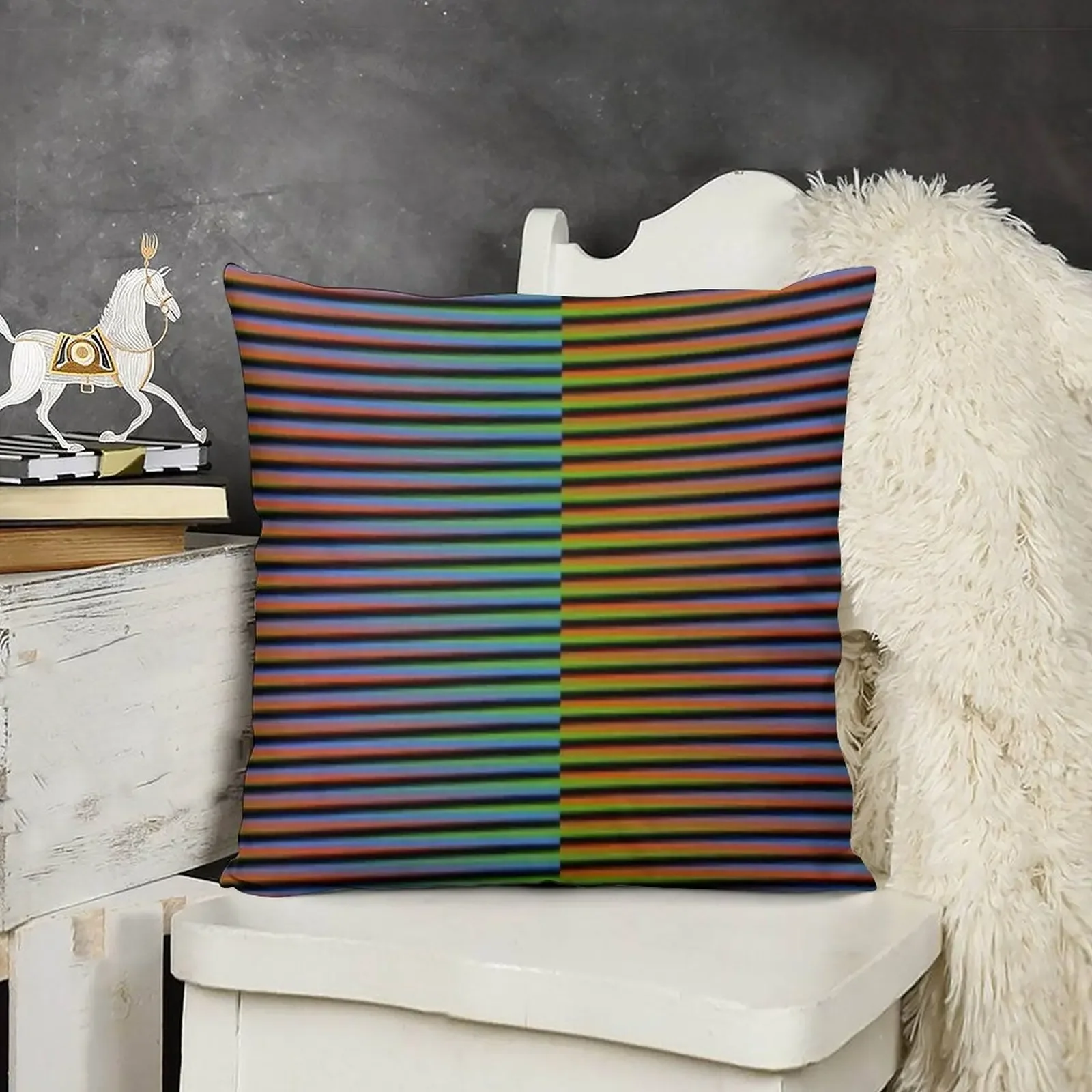Carlos Cruz Diez Throw Pillow Sofa Cushions Cover Couch Cushions pillow