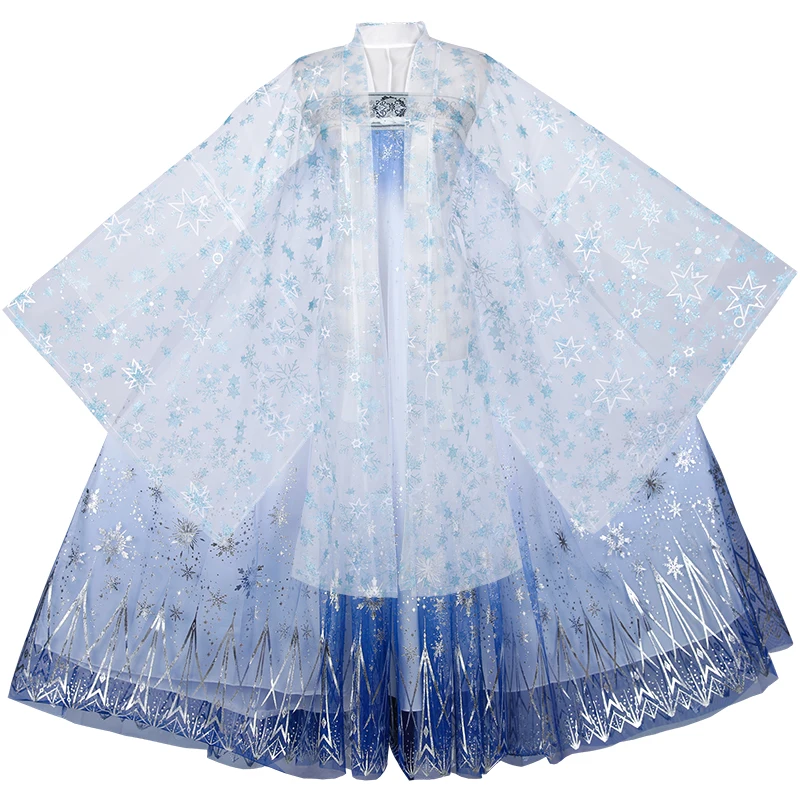 Hanfu Dress Women Fully Pleated Sequins Shimmering Gown Traditional Chinese Prom Birthday Gift Oriental Fairy Princess Skirt Y2k