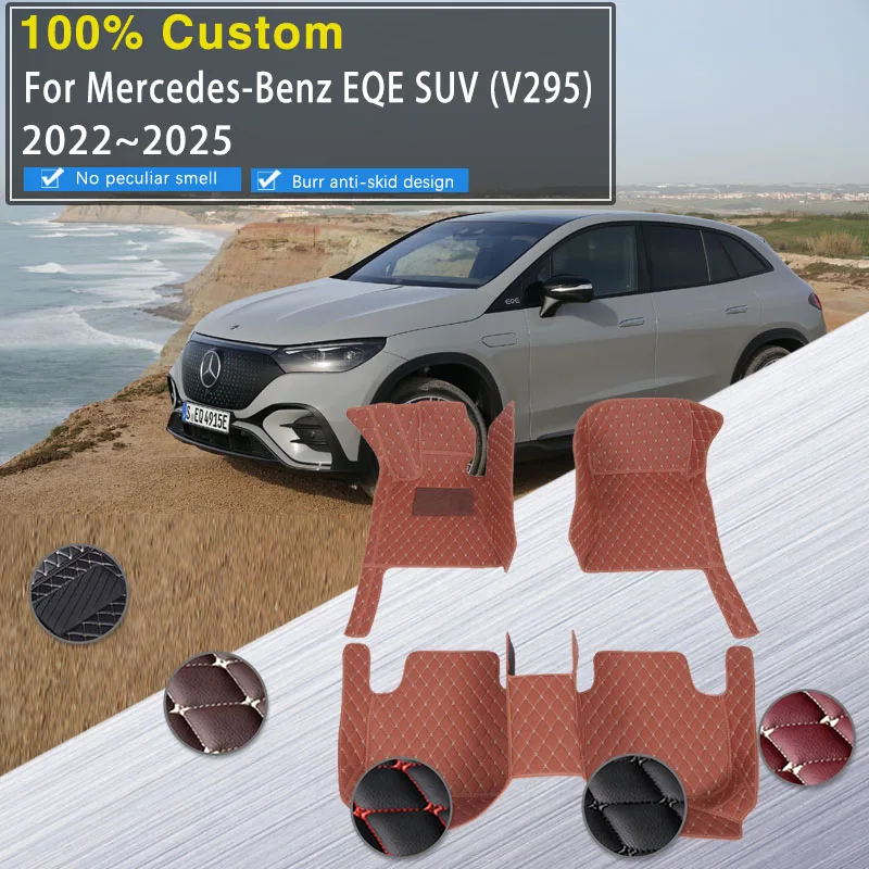 

Car Floor Mat For Mercedes-Benz EQE V295 SUV 2022 2023 2024 2025 Waterproof Pads Cover Floor Tapetes Para Carro Car Accessories