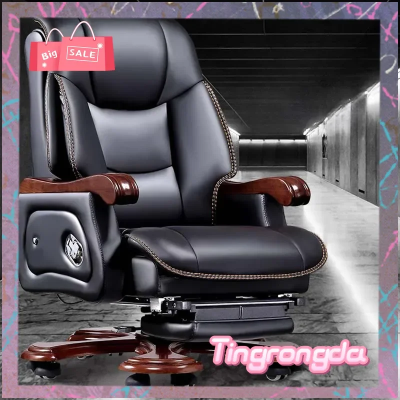 

Офисное кресло с кожаными колесами, дизайн поддержки, современное массажное кресло для отдыха, шезлонг, мобильный, удобный, роскошная офисная мебель Silla Oficina