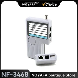 NOYAFA NF-3468 4 in 1 Network Cable Tester Remote BNC RJ45 RJ11 USB Hand-hold Cables Testers for UTP STP Cables Tracker