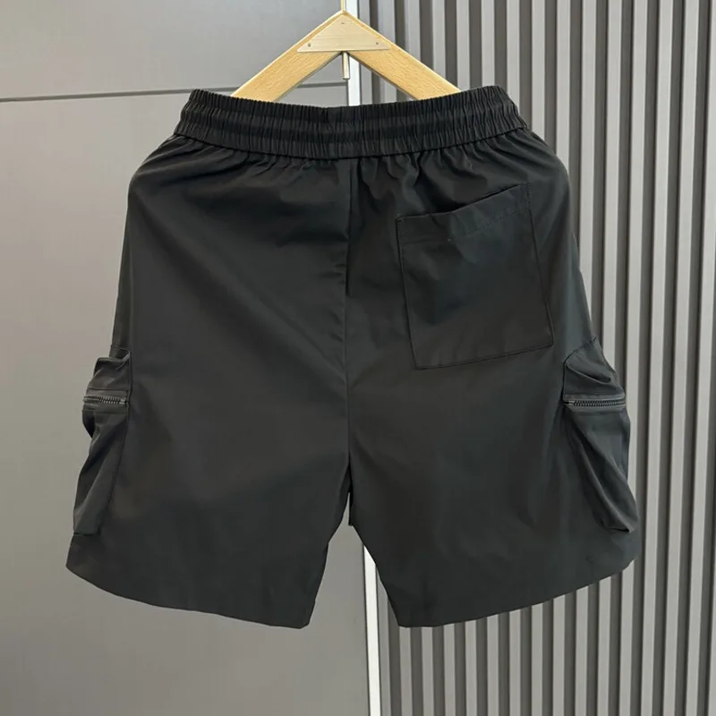 HKSH Multi Pocket Cool Solid Color Shorts Men's Dark Summer New Trend Brand Chic Loose High Street Casual Straight Capris HK1754