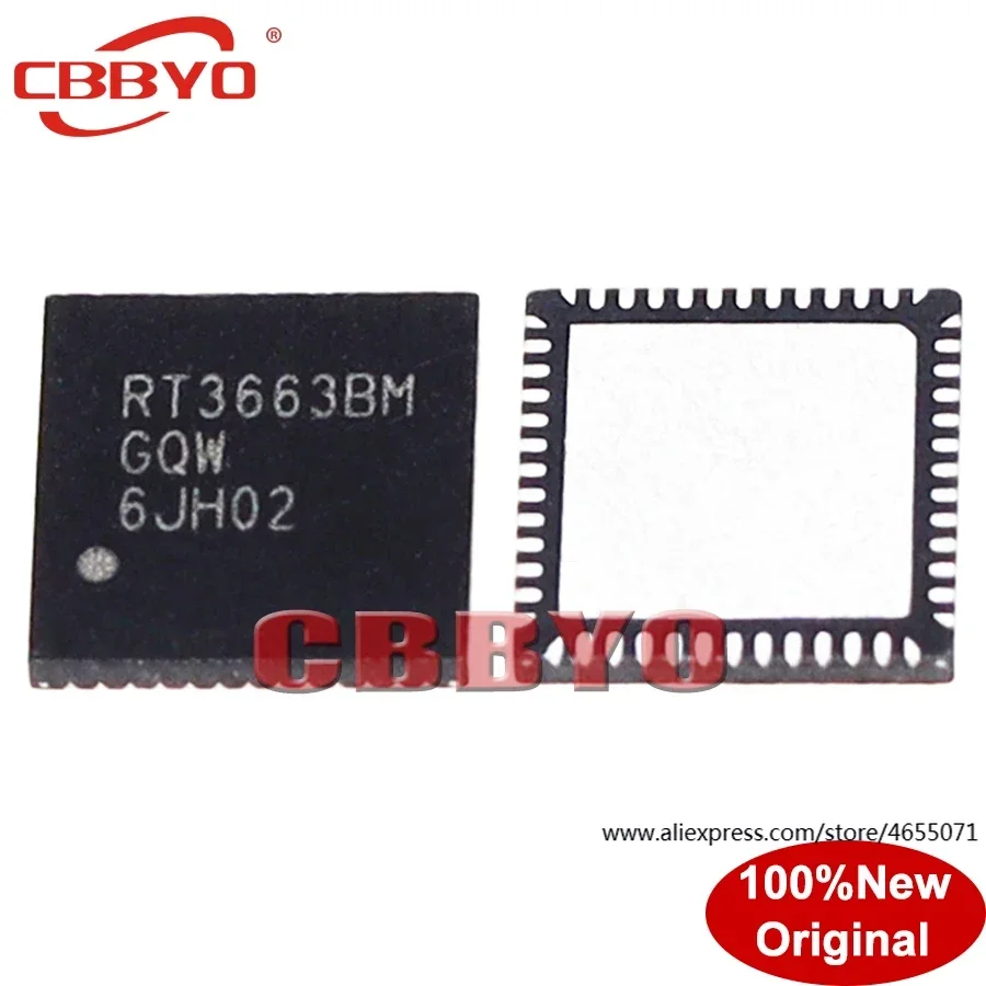 (2-5piece)100% New RT3663BMGQW RT3663BM QFN-52 Chipset