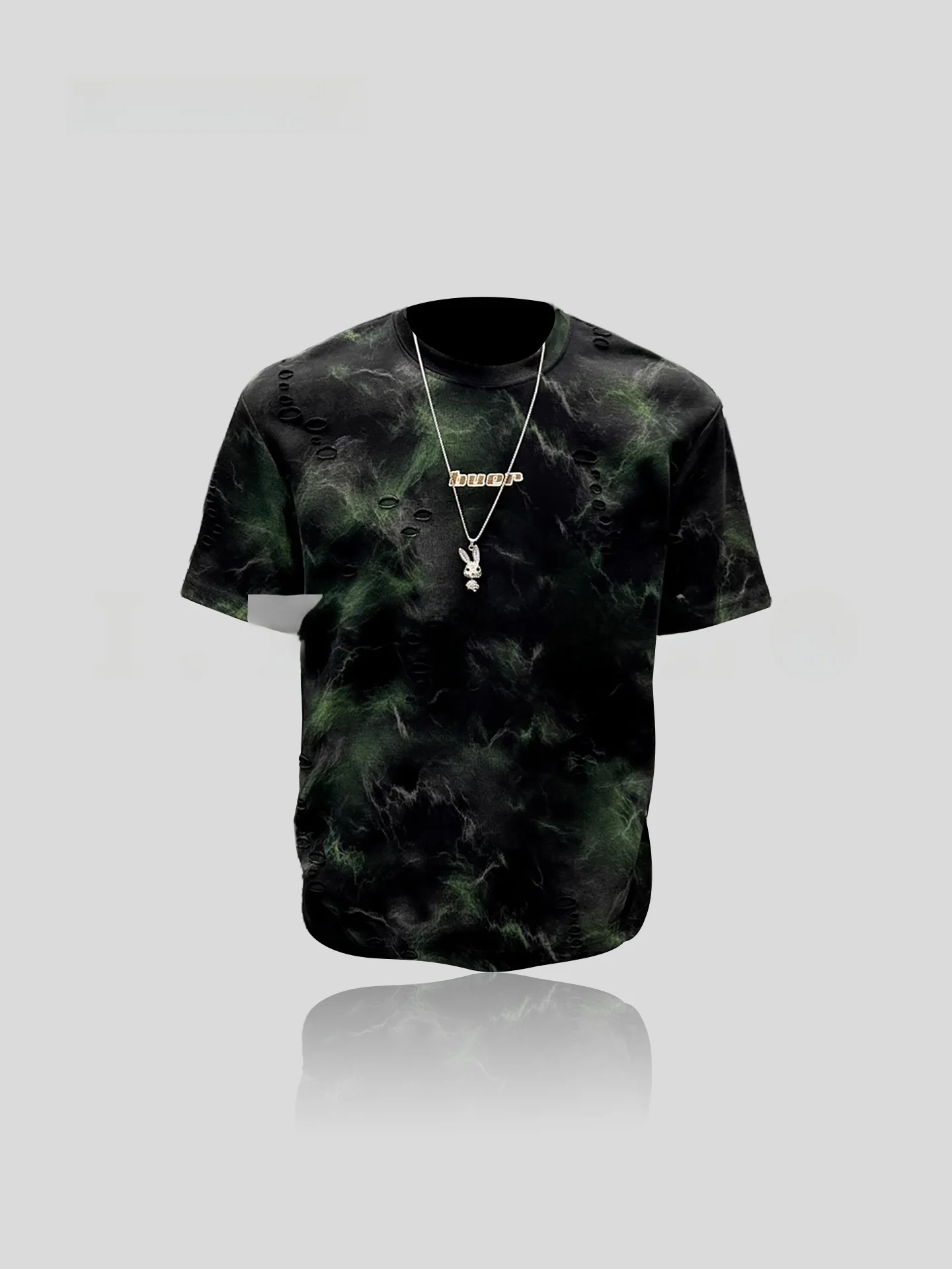 

IT Men's Slim Fit Casual Short Sleeve T-Shirt Fake Hole Cool Feeling Light Weight Half Sleeve Sun Protection Fashionable...
