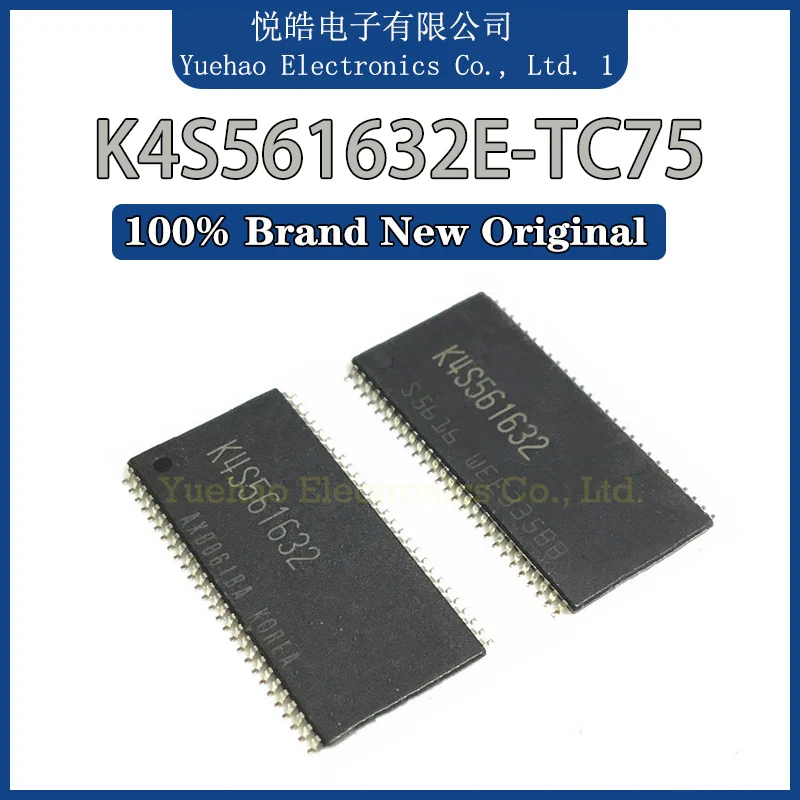K4S561632E-TC75 K4S561632E K4S561632 IC MCU 32MB Flash TSOP-54 New Original