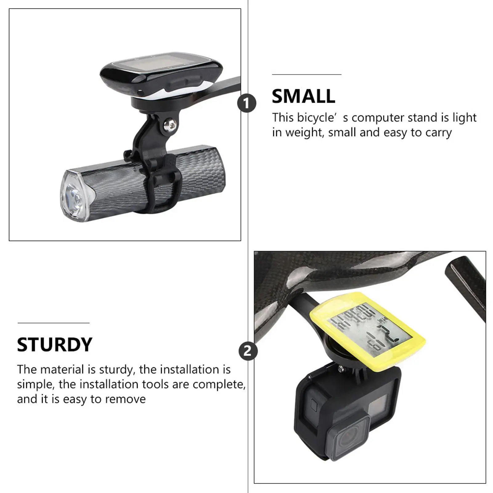 

Комплект из 1 шт.: Кронштейн из алюминиевого сплава для велокомпьютера, держатель-конвертер для секундомера, спидометра, одометра, мониторинга в реальном времени, простое крепление