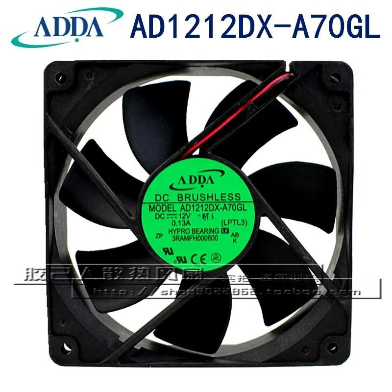 

НОВЫЙ ОРИГИНАЛЬНЫЙ AD1212DX-A70GL 12 В 0,13 А 12025 120x120x25 мм Охлаждающий вентилятор Радиатор