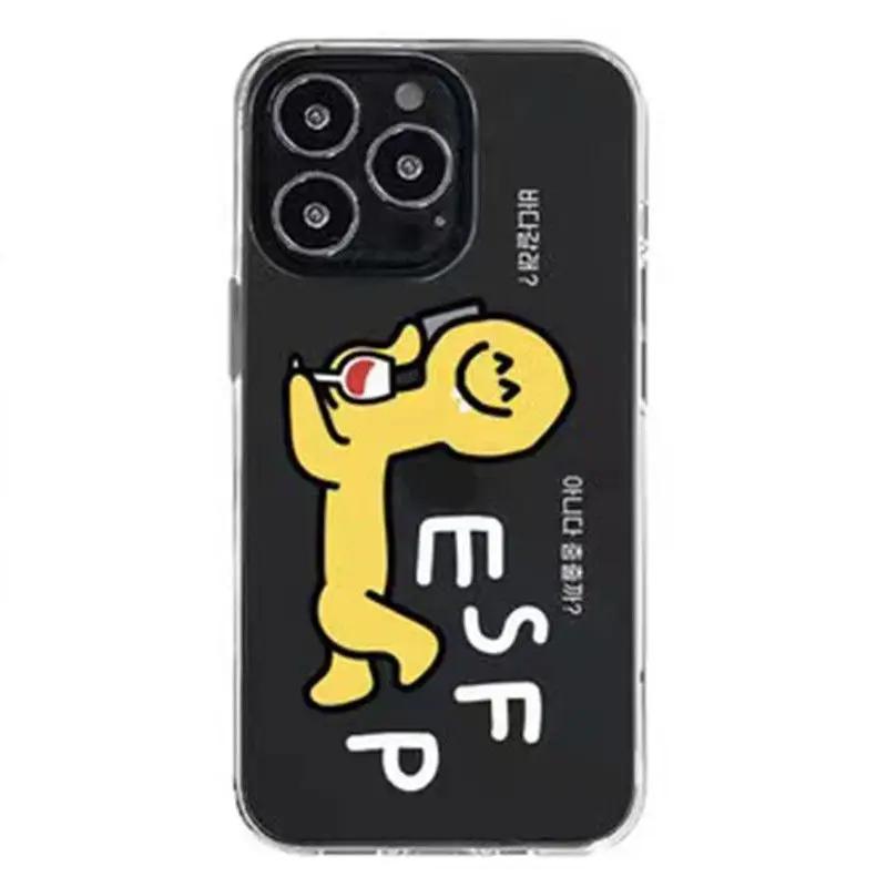 كوريا MBTI شخصية انفجار جراب هاتف آيفون 16 15 14 12 13 11ProMax Mini Pro XR XS 7 8Plus مكافحة قطرة الغطاء الواقي