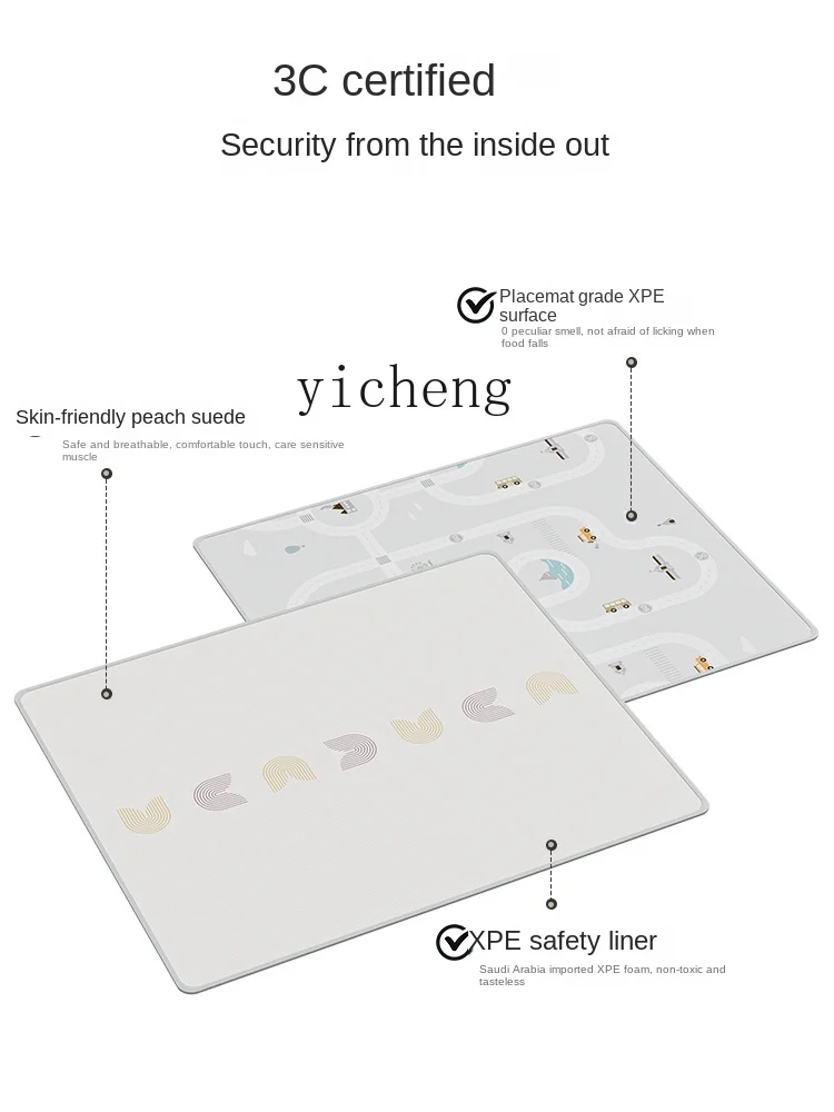 Tqh Baby Crawling Mat Foldable Baby Thickened Climbing Pad Children Household Mat Foam Mat