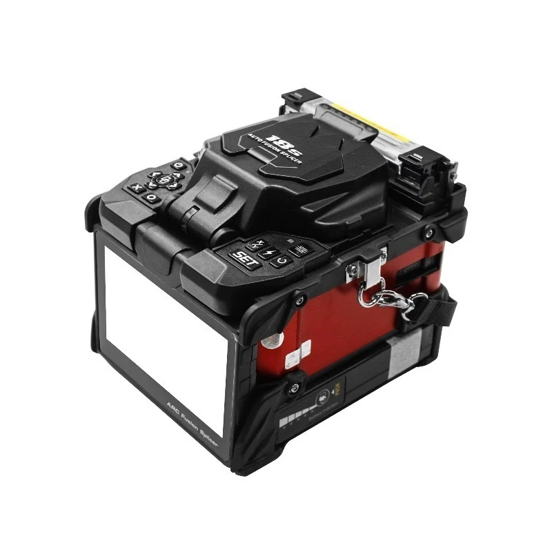 18s Fast Splicing 4-Motor High Precision Fusion Splicer Core Alignment Optical Fiber Welder For FTTH Network Maintenance