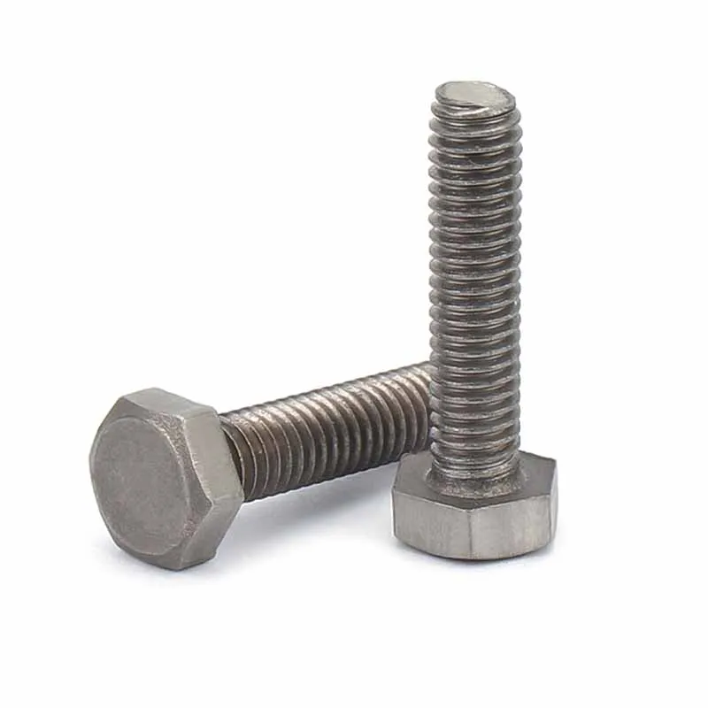 1/2/3Pcs M2 M2.5 M3 M4 M5 M6 M8 M10 M12 M14 M16 Pure Titanium TA2 External Hex Hexagon Head Cap Screw Bolt Length 5-100mm DIN933