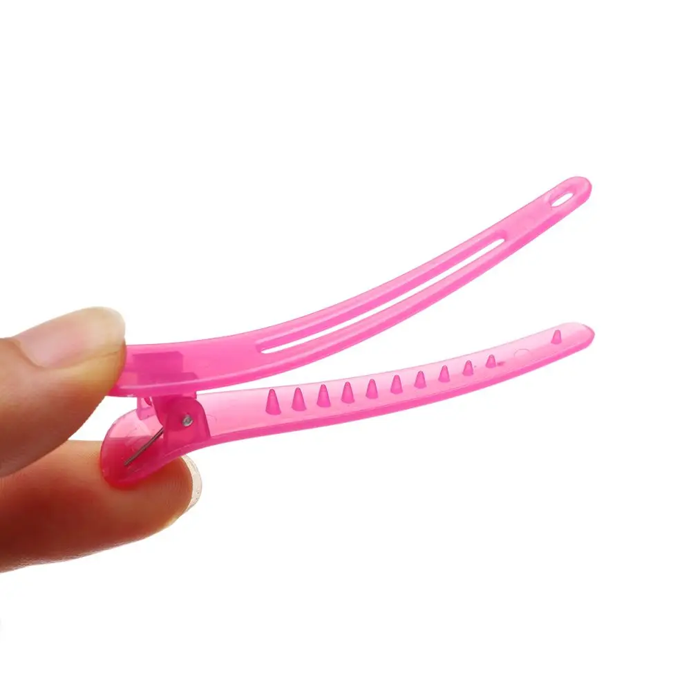 10Pcs Plastic Hair Salon Hairdressing Section Clamps Basic Hair Clips Washing Shower Barrette Salon Styling Hair Clips