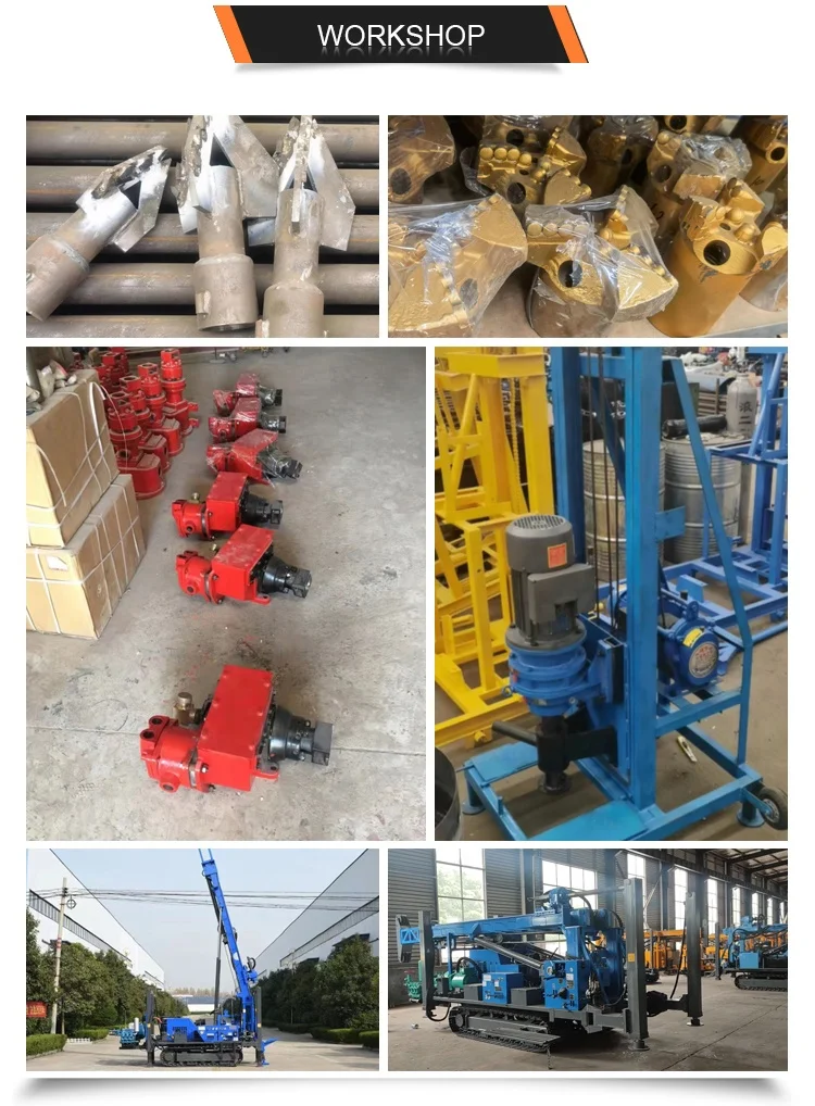 150m Electric Small Water Well Drilling Rig Machine