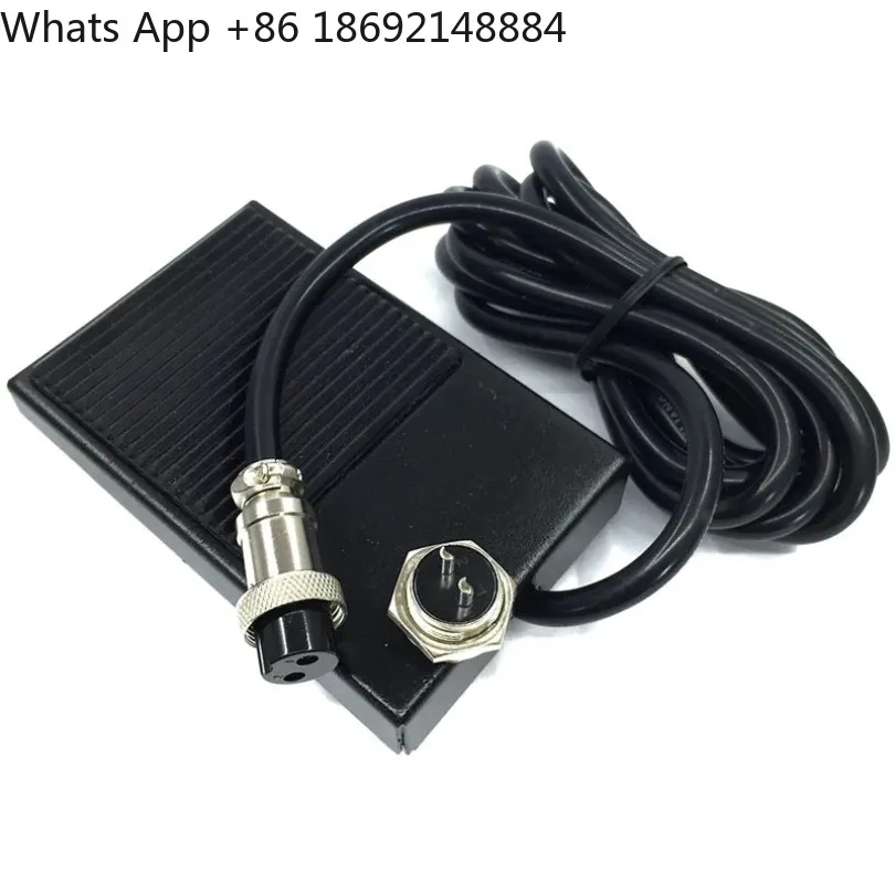 TFS-1 iron shell foot switch 2 meters 2 cores 3 cores with wire machine tool foot controller