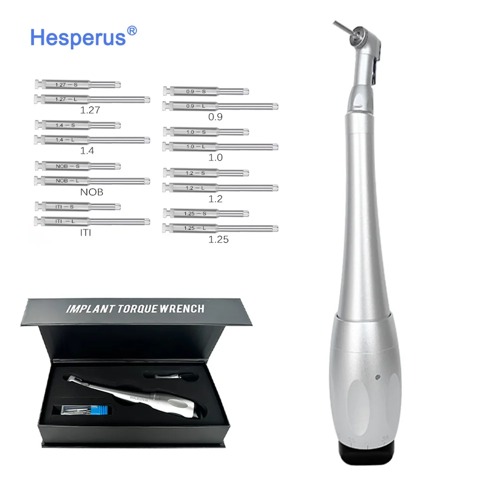 

de ntal im plant Tool Universal im plant Torque Wrench With 16pcs Drivers Prosthetic Removal Kit Screwdrivers Instrument