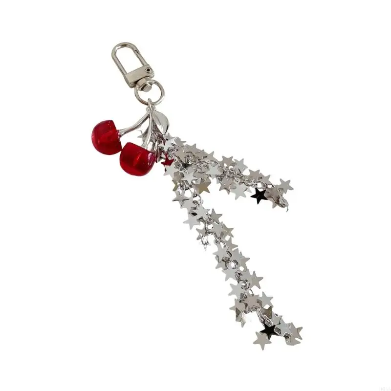Star Fruit Charm Vintage Tassels Hanging Ornament For Backpack Purse Jewelry 964A