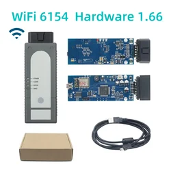 Best quality WiFi 6154A V1.66 Software CD 6.2 Engineering-E V12 ForVAG 6154 1.66 Better 5054a Auto Diagnostic Tool