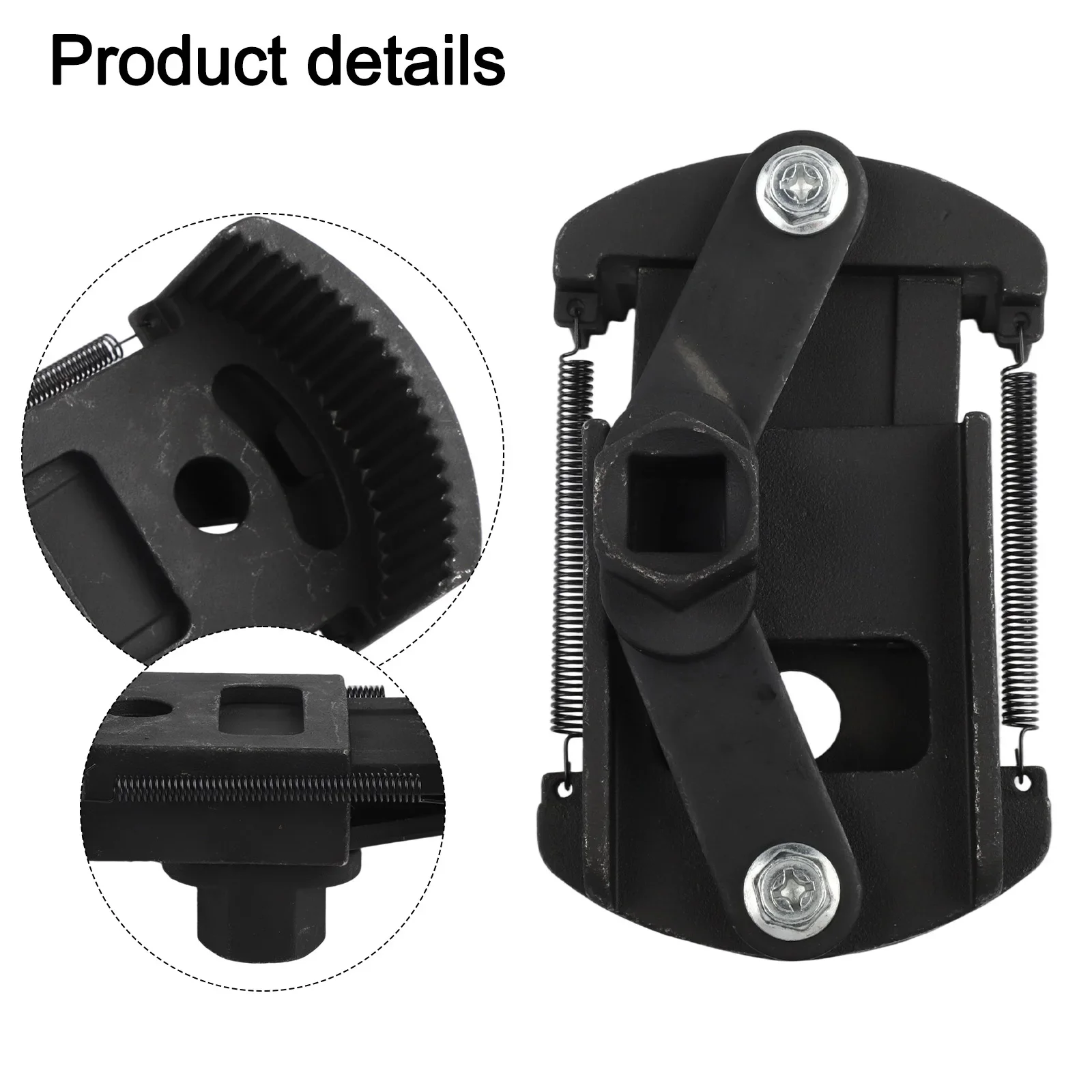 

2 Jaw Wrench Cast Steel Wrench Car Maintenance Automotive Repair 60-80mm Cast Steel Fuel Remover Tool Easy To Operate