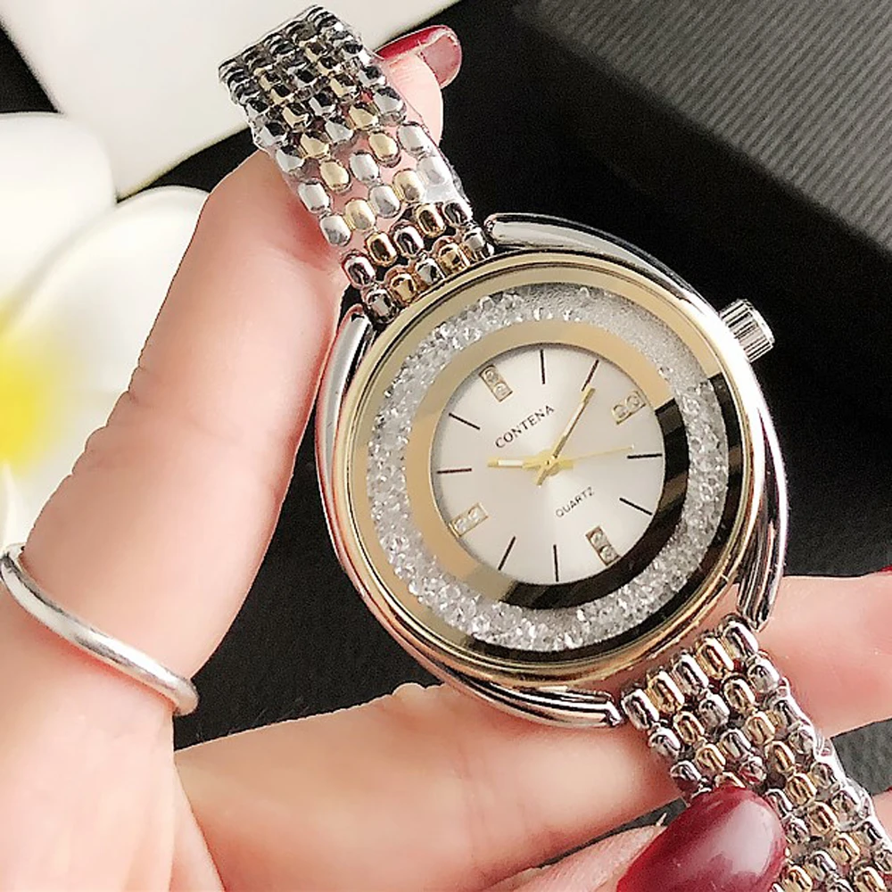 Reloj de lujo de marca para mujer, relojes de pulsera de diseñador, reloj de vestir informal, femenino, 2023