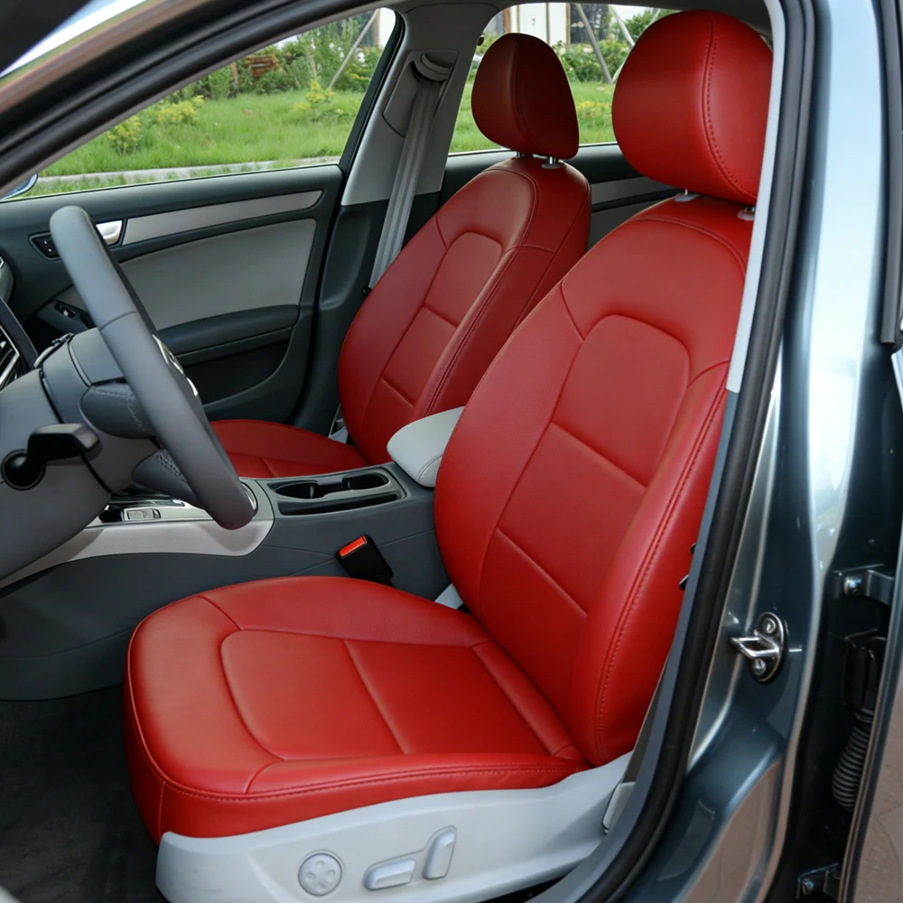 

Чехлы на сиденья для Audi A4 B8 8K 2008-2016 из искусственной кожи, полный комплект