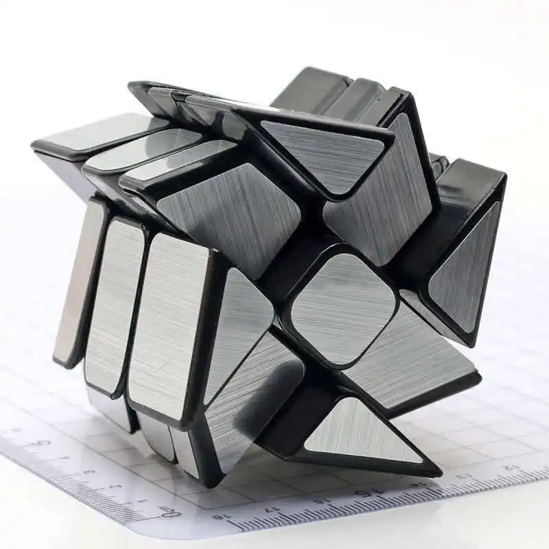 Mirror Windmill Cube 3X3X3 Magic Speedcube Brain Teaser Educational Puzzle Christmas Birthday Party Toys Gifts for Kids & Adults