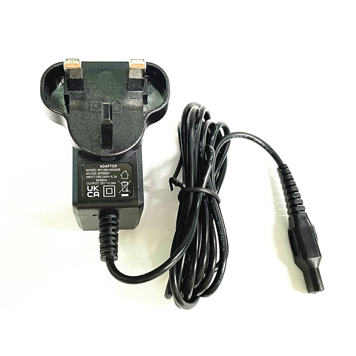 15V 0.5A for Philips Shaver HQ8505 Charger UK for3000, 5000, 7000, 9000 Beard Trimmer S3233/52, S3333/54, S1332/41, BT5502