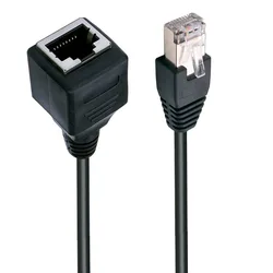 Ethernet Extension Cable Cat6 LAN Cable Extender RJ45 Network Patch Cord Male to Female Connector for PC Laptop Set top box TV