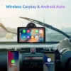 ESSGOO 7 インチワイヤレス CarPlay カーラジオ Android 自動マルチメディアビデオプレーヤーポータブルタッチスクリーン AUX BT ユニバーサル起亜おもちゃ 6