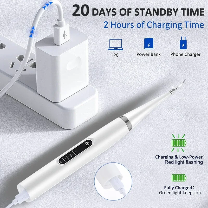 Pet Ultrasonic Teeth Cleaner Stone Remover dog Electric Flusher Teeth Tartar Cleanning Dog Toothbrushes Pet Products Supplies