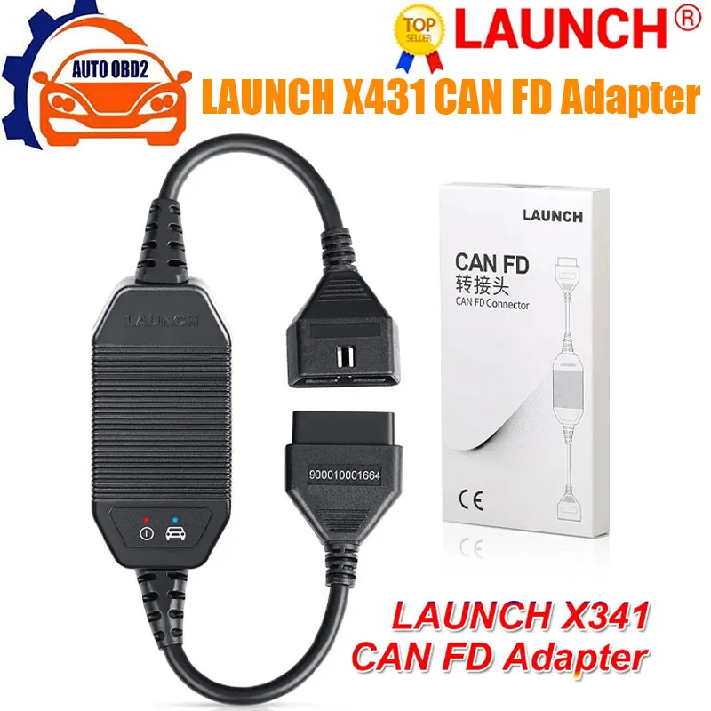 LAUNCH X431 CAN FD Adapter Code Reader Original CANFD Cable Car Diagnostic Scanner for X431 V+/ Pro3/ Pad 3/ Pad V For Jlr/G-m