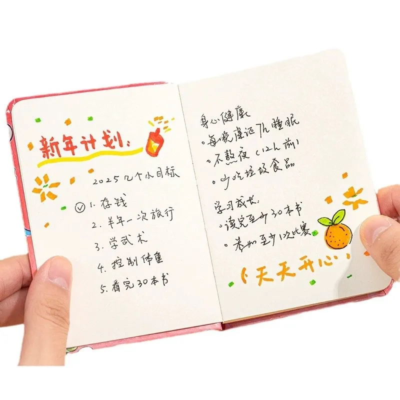 Customized. Acrylic Rotary Table Notebook Customized New Year Blessing Good Luck Q Version God of Wealth Portable Record Po