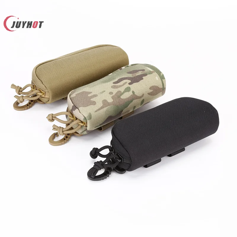 Taktische Nylon Harts chale Brillen etui mit Molle System Schutz box Zubehör Tasche Sonnenbrille tasche