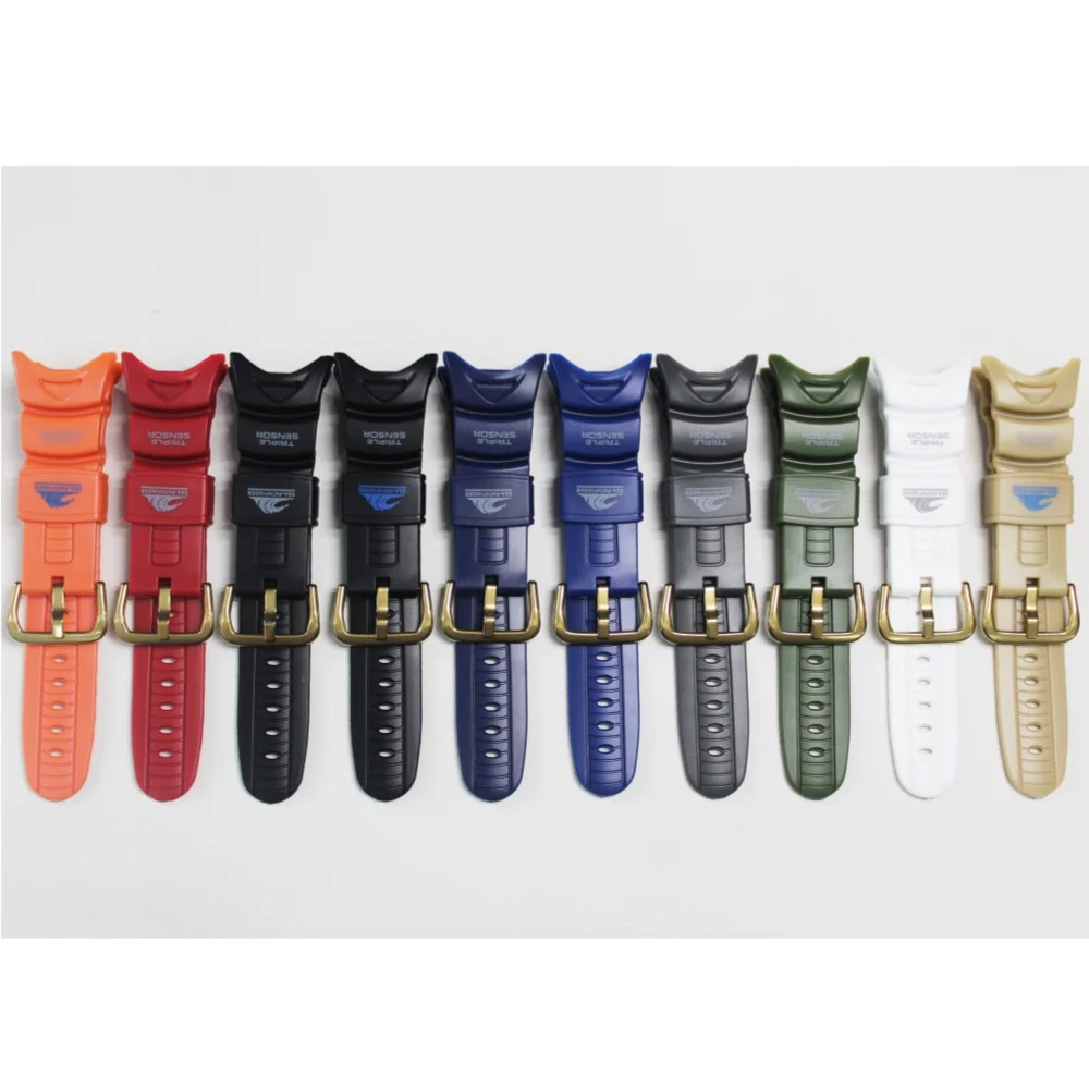 Correa de reloj para SPF-40-1V SPF-40, correa de reloj de resina suave TPU con hebilla, pulsera, cinturón deportivo, correa impermeable con herramienta