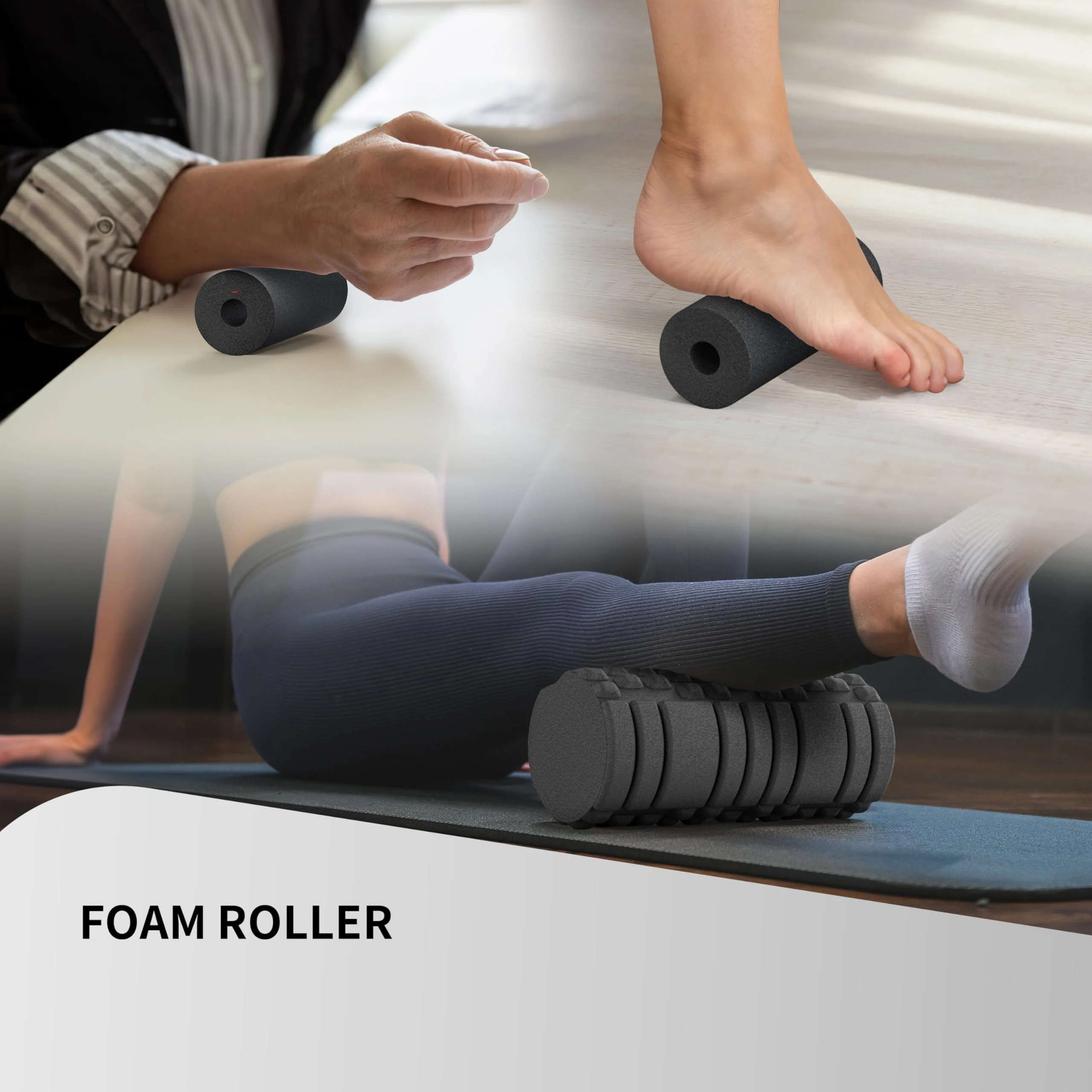 Fascia Roller Set Massage Peanut Ball Set EPP Fitness Foam Column For Back Pain Legs Hip Deep Tissue Stretching Muscle Relax
