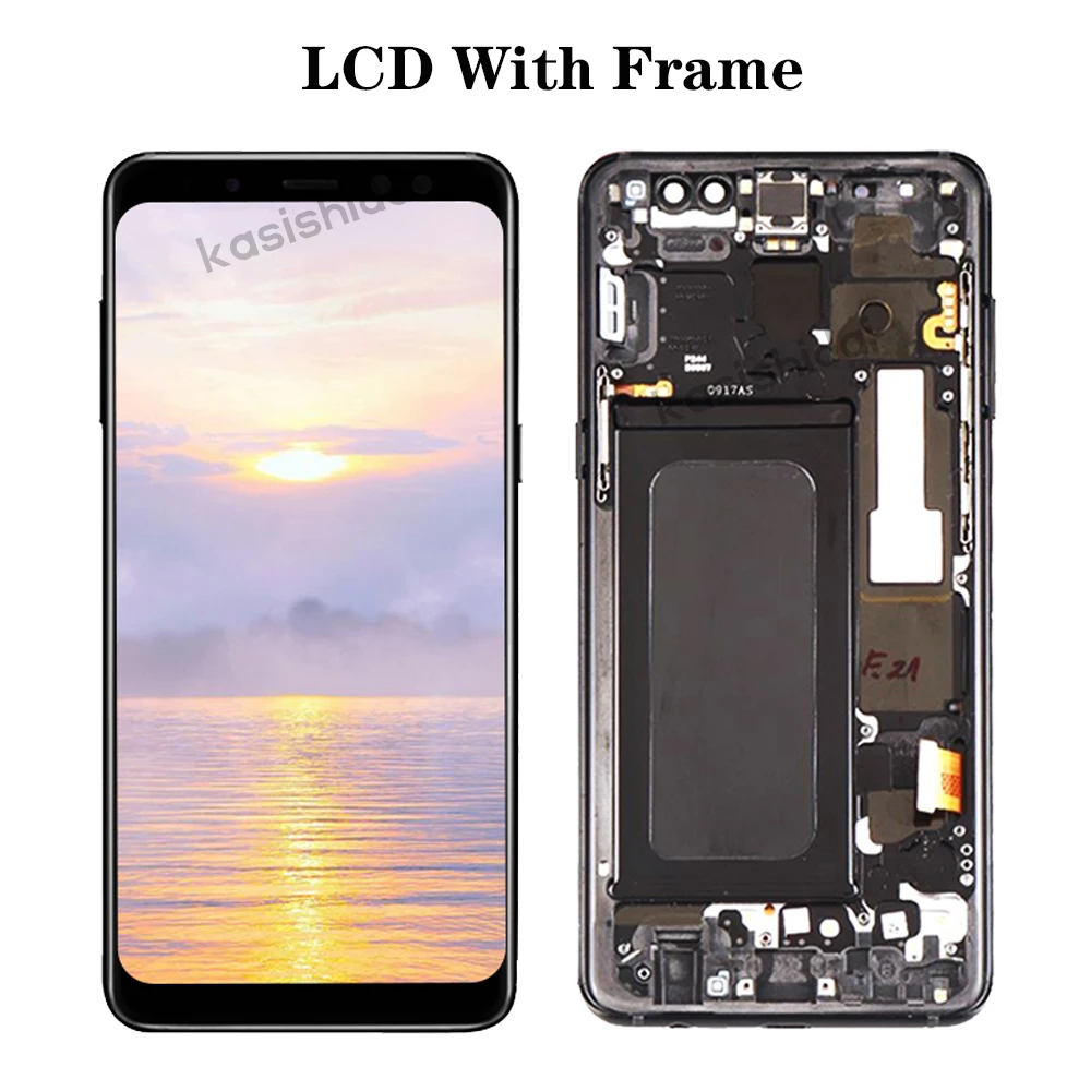 LCD Super AMOLED For Samsung Galaxy A8 2018 A530 A530F A530DS A530N LCD Display Touch Screen Assembly Digitizer 100% Tested