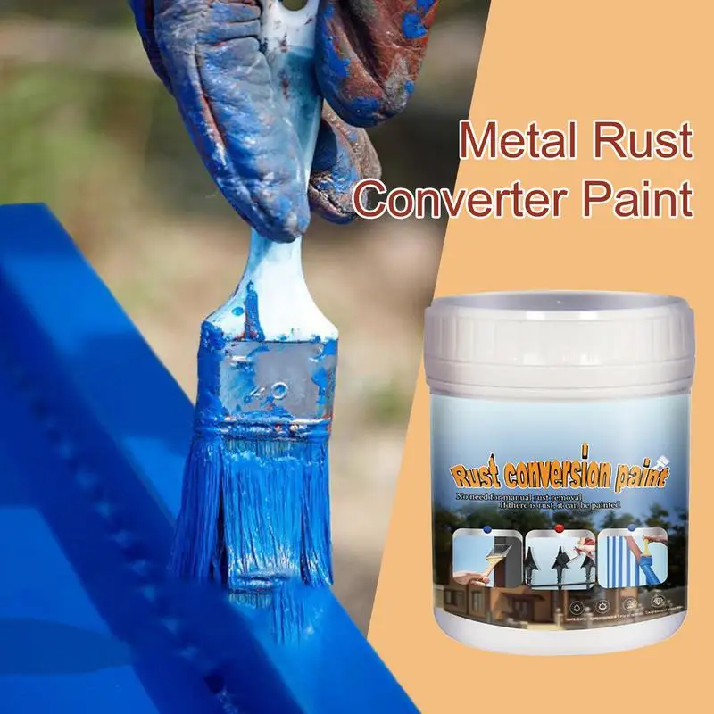 Rust Converter For Metal 500ml Rust Reformer For Metal Waterproof Metal Anti-Rust Conversion Convert Rust To A Ready Cover Rust