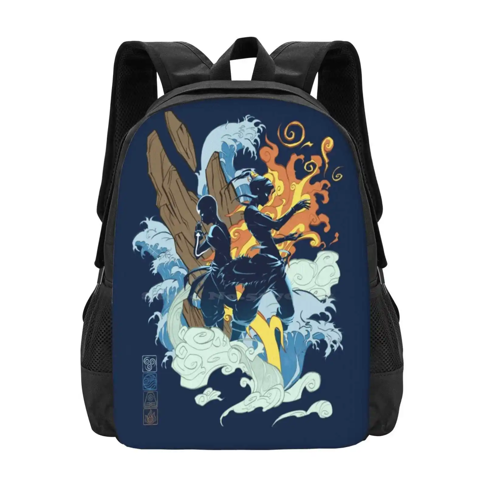 Two School Bags For Teenage Girls Laptop Travel Bags The Last Airbender Atla